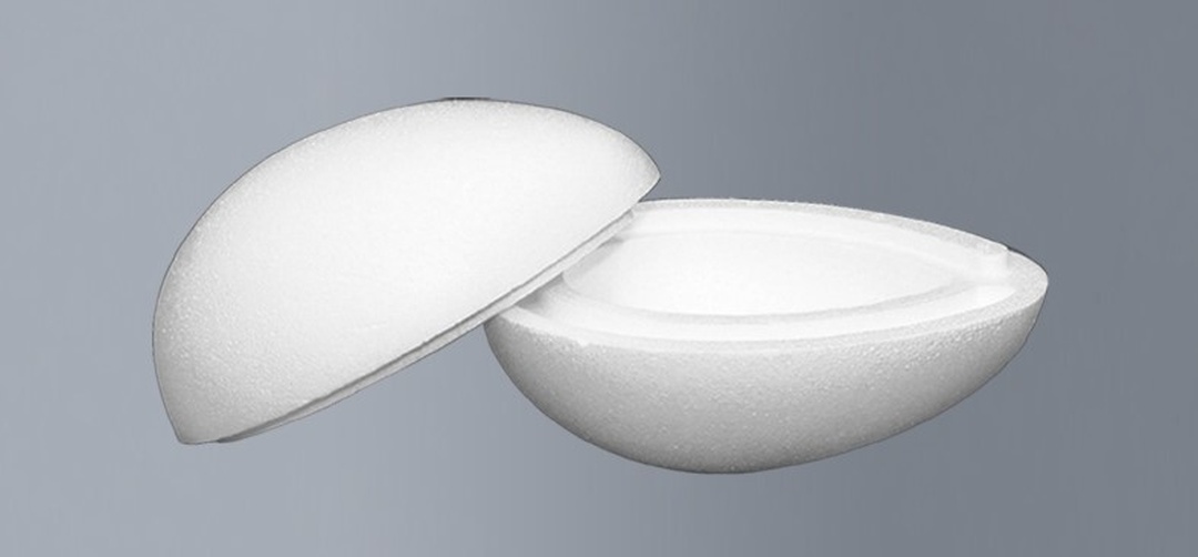 Styropor-Ei 14 cm - teilbar  BOUOV14