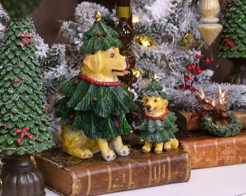 3er Set Weihnachtsdekozweig - 3x2x8cm K621788