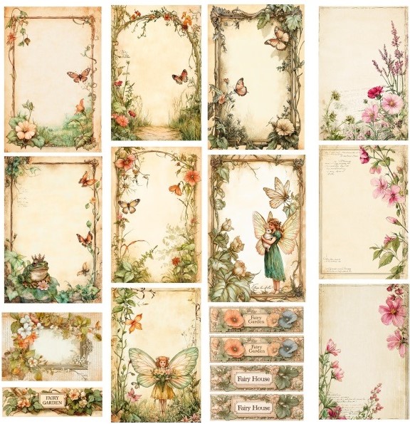 Tags "ENYA" (Fairies) 4 Stk.