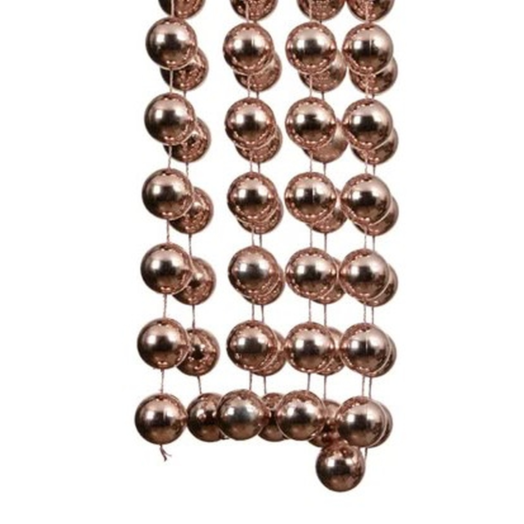 Weihnachtskette "Kugeln" 2,7m - Metallic Orange K000777