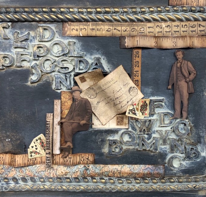 3D Chipboards "Grunge" - 22 Teile