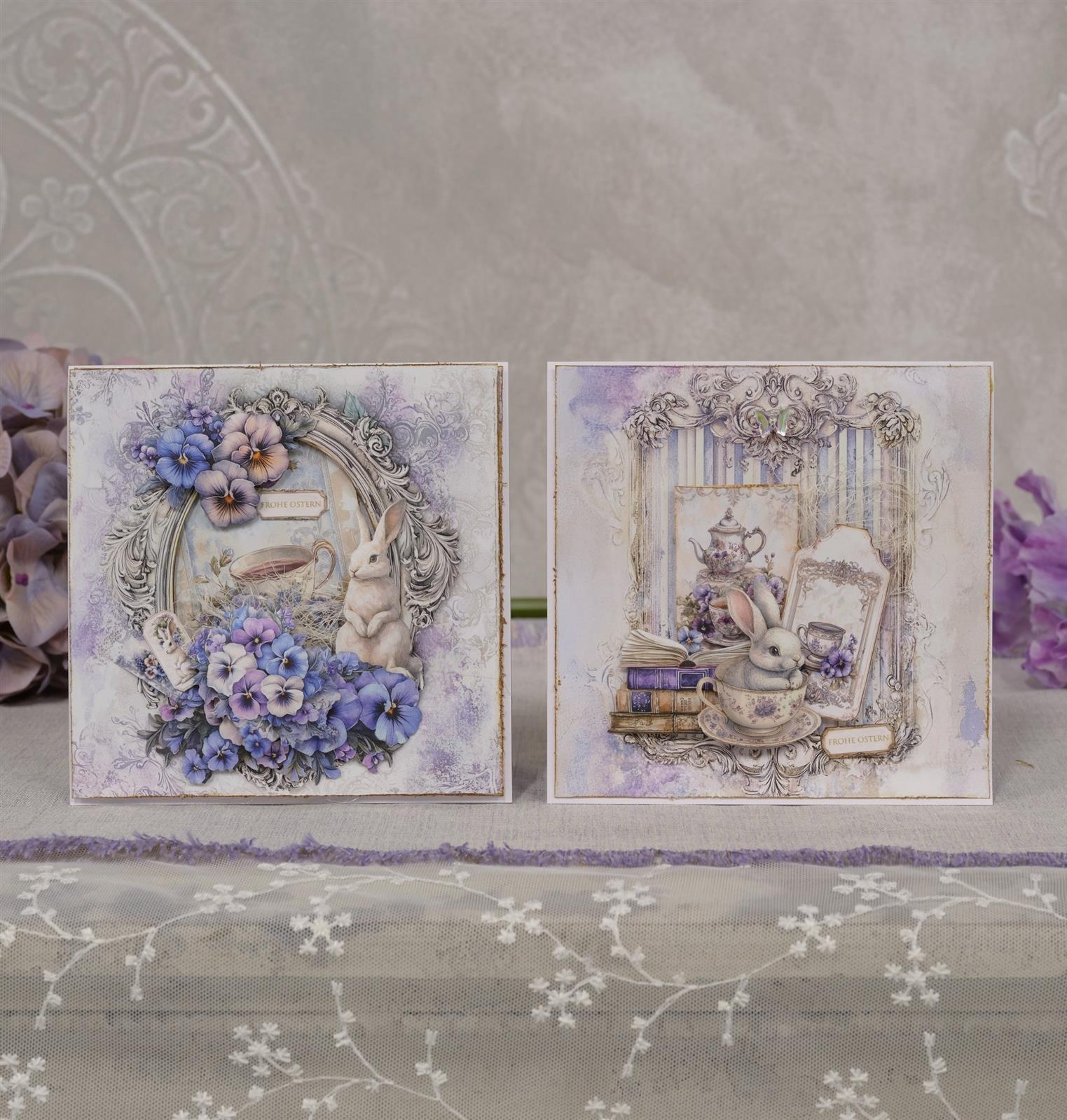 Designpapier "Pansies" 5 (Layla)