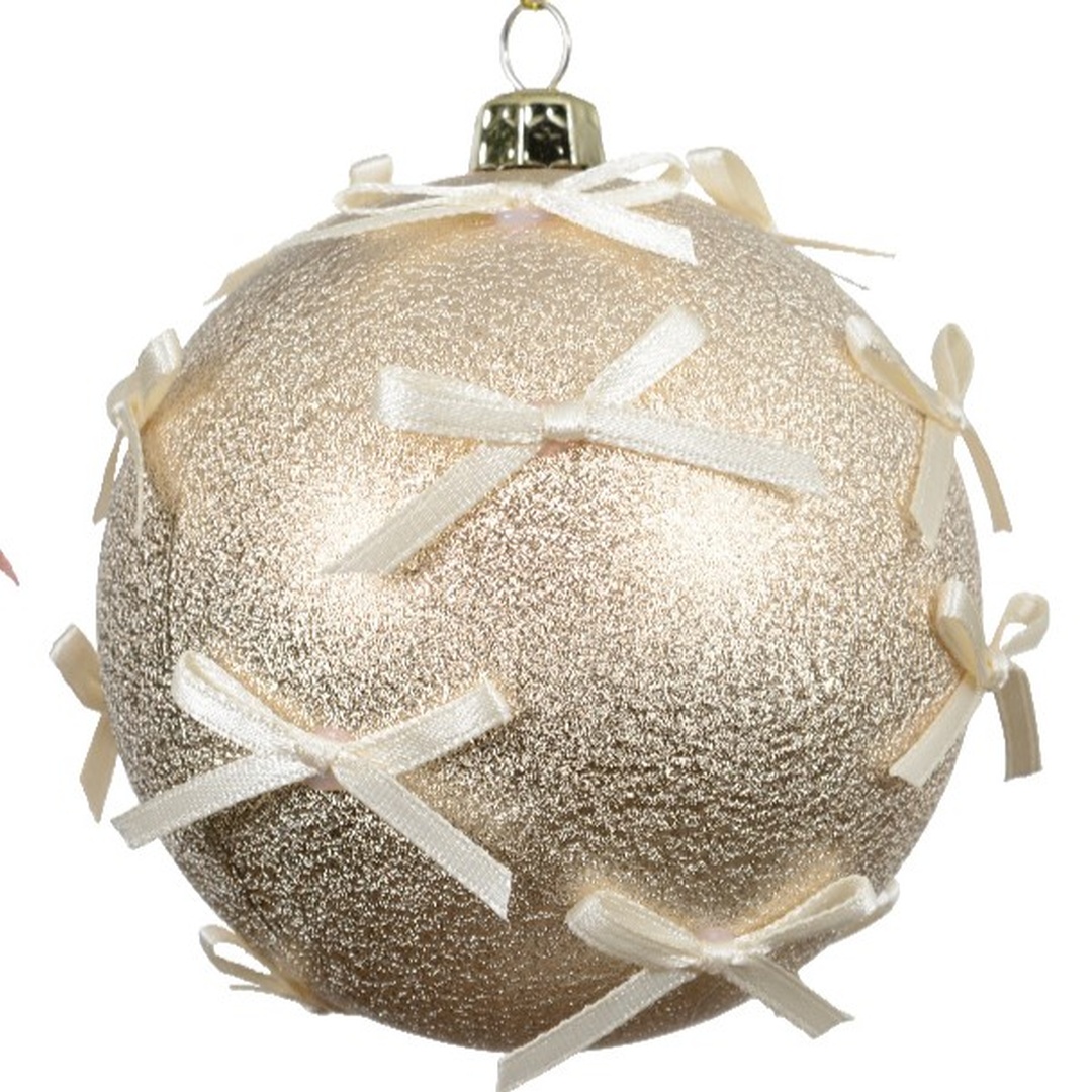 Weihnachtskugel Anhänger 8cm - Perlmut K024862-a
