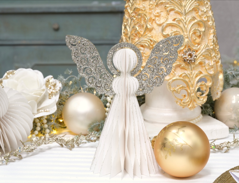 Girlande mit Glitter - champagner 1,5 meter K519197