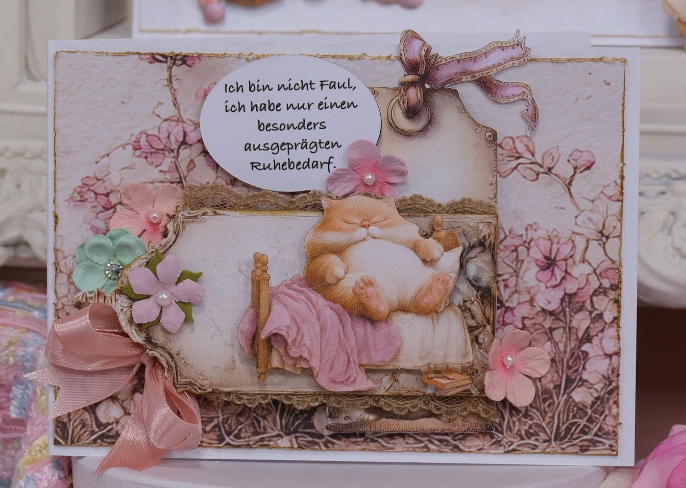50er Pack Deko-Schleifen 5,5cm - Rosa 3303.0504.12