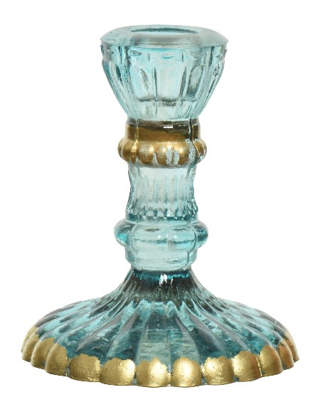 Kerzenhalter "Glas" - 10 cm/mint K838403M