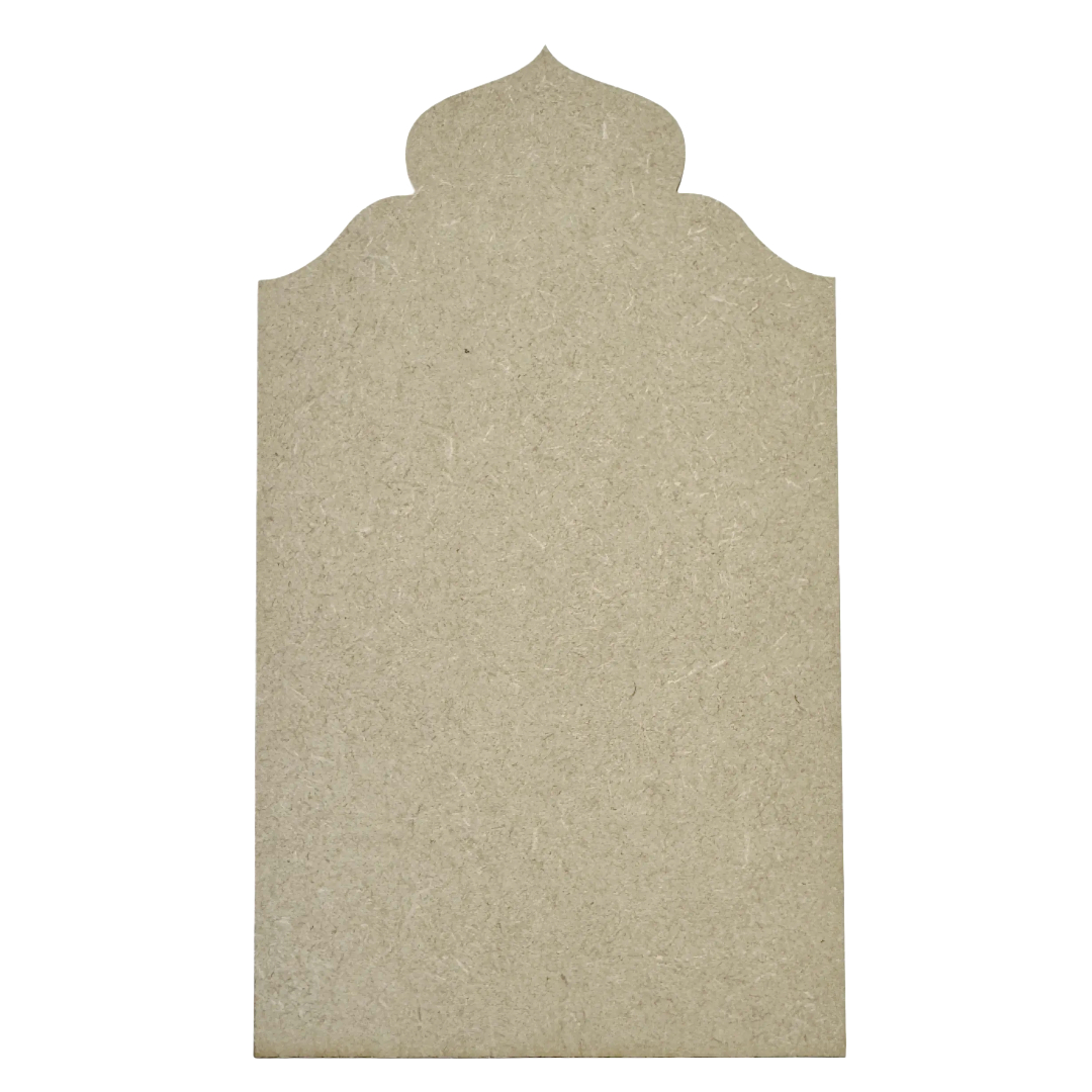 MDF Holzschild mit Haube - 8,7 x 15 cm MDF-39