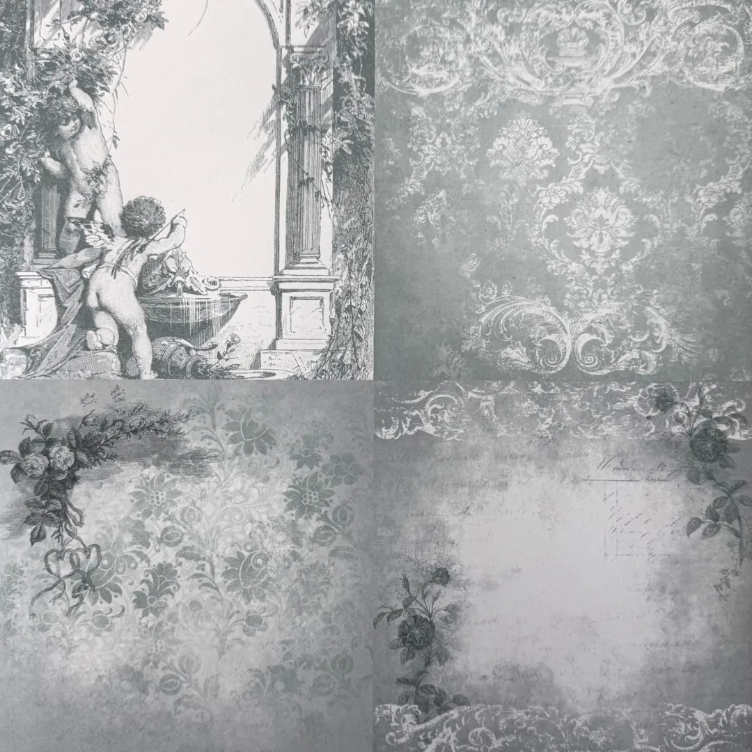 Designpapier "Antique Roses" 1