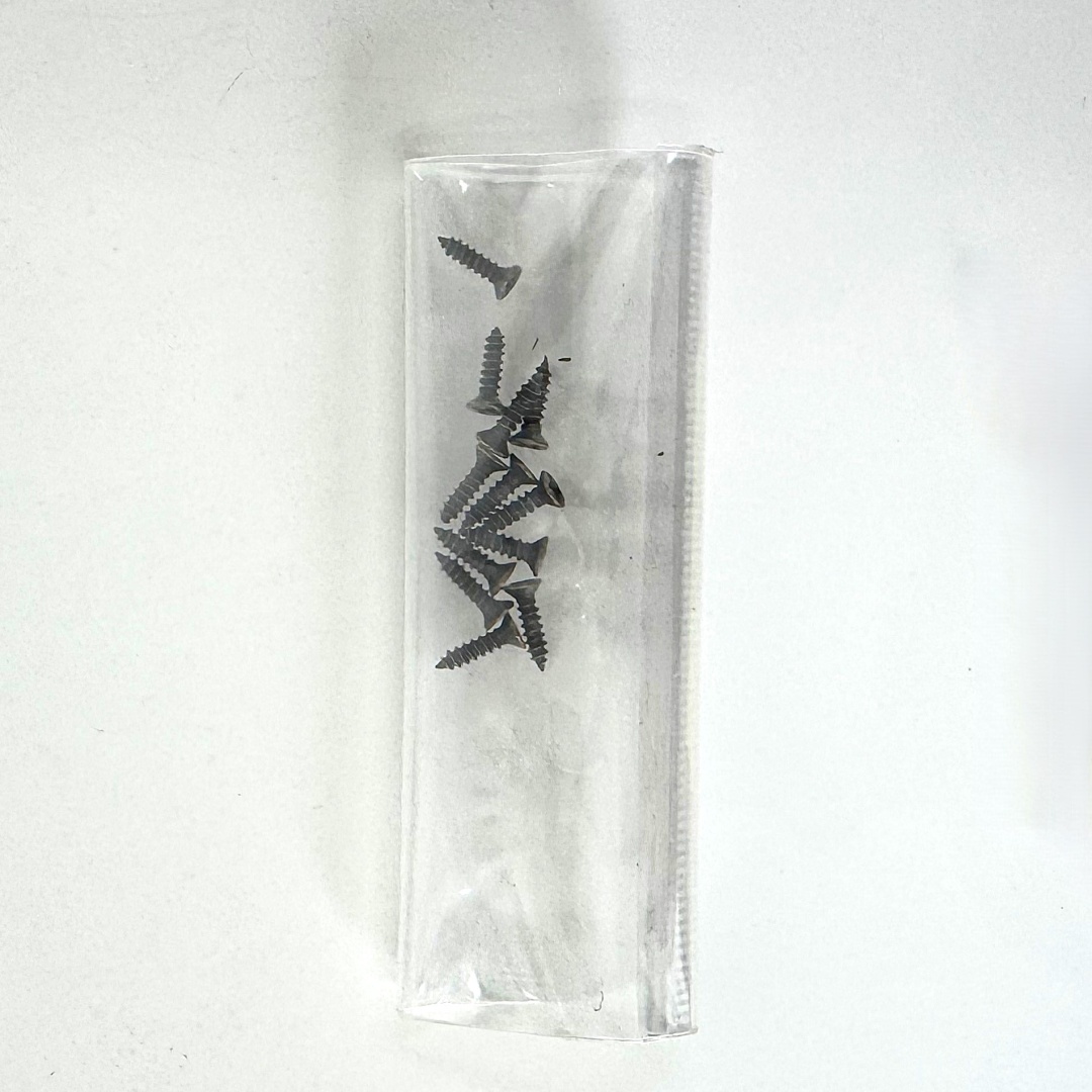 12er Set Minischrauben "Kreuz" - 0,8 cm