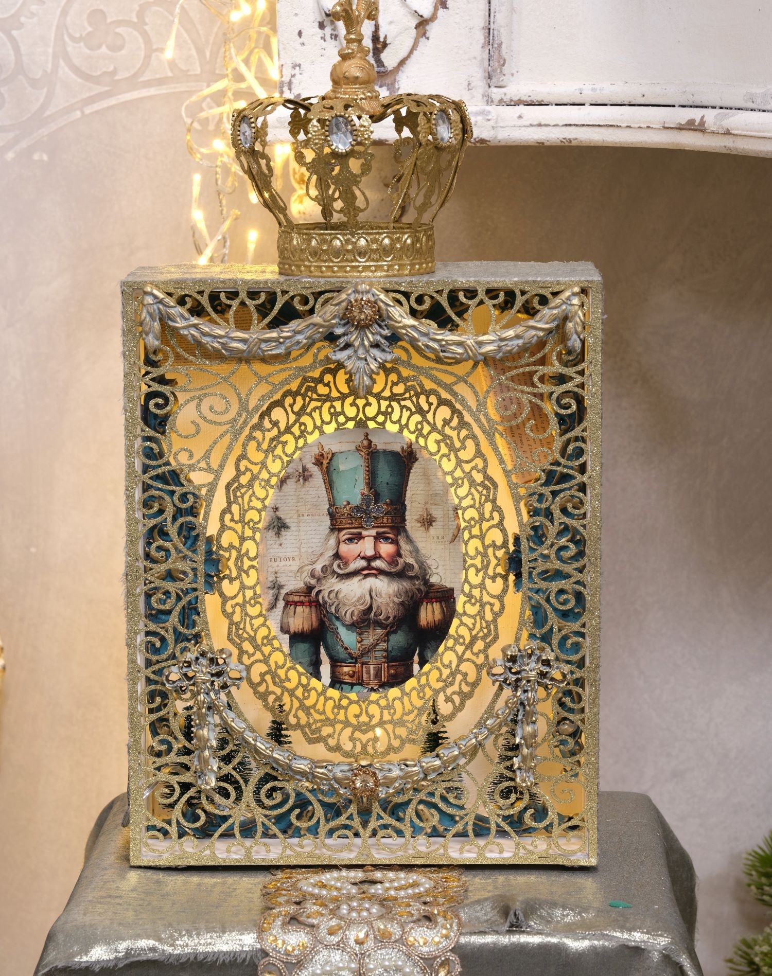Borstenbäume/Tannenbäume (10 Stk) grün