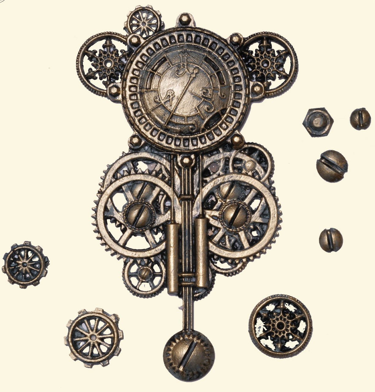 LB Mould "Steampunk Uhr"