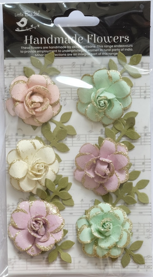 Papierblumen "Pixie Rose" - Fairy Garden CR93000