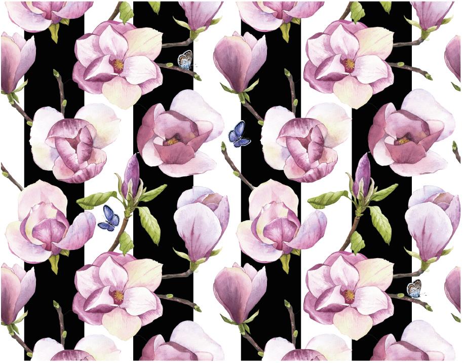 Schrumpfbanderole "Magnolie" 5