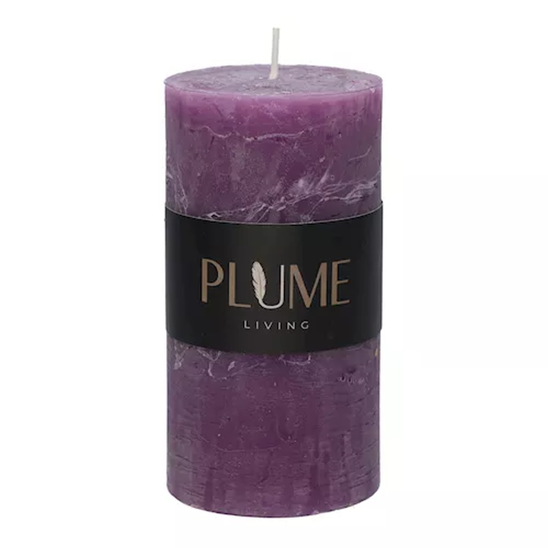 Stumpenkerze Medium - Aubergine DF731282300