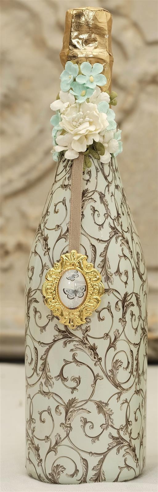 Glascabochon mit Metallrahmen gold "Oval"
