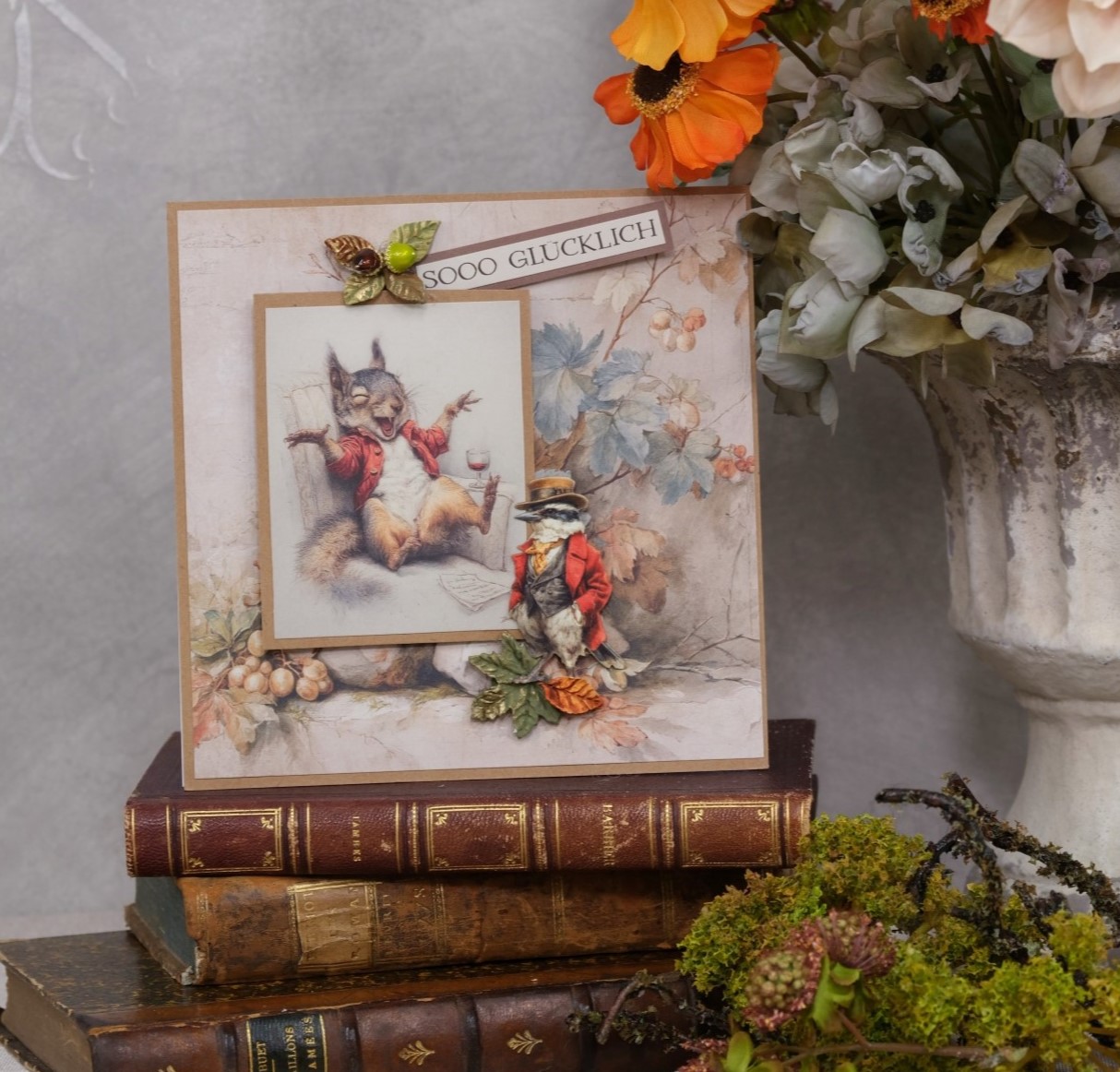 Papierset "Herbst" (Frederick) - 15 Papiere, 15 Tags & 104 Gelaserte Elemente