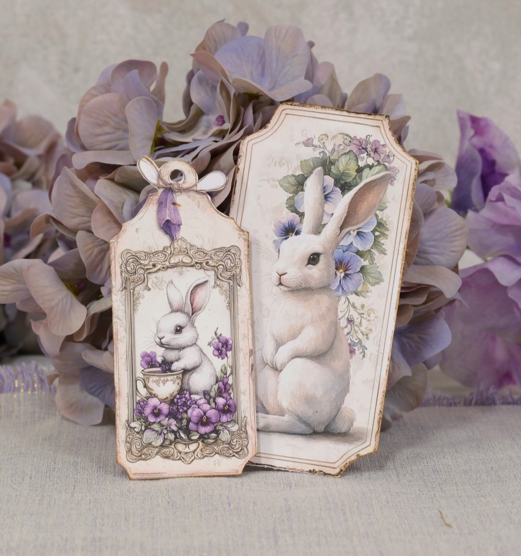 Designpapier "Pansies" 3 (Layla)