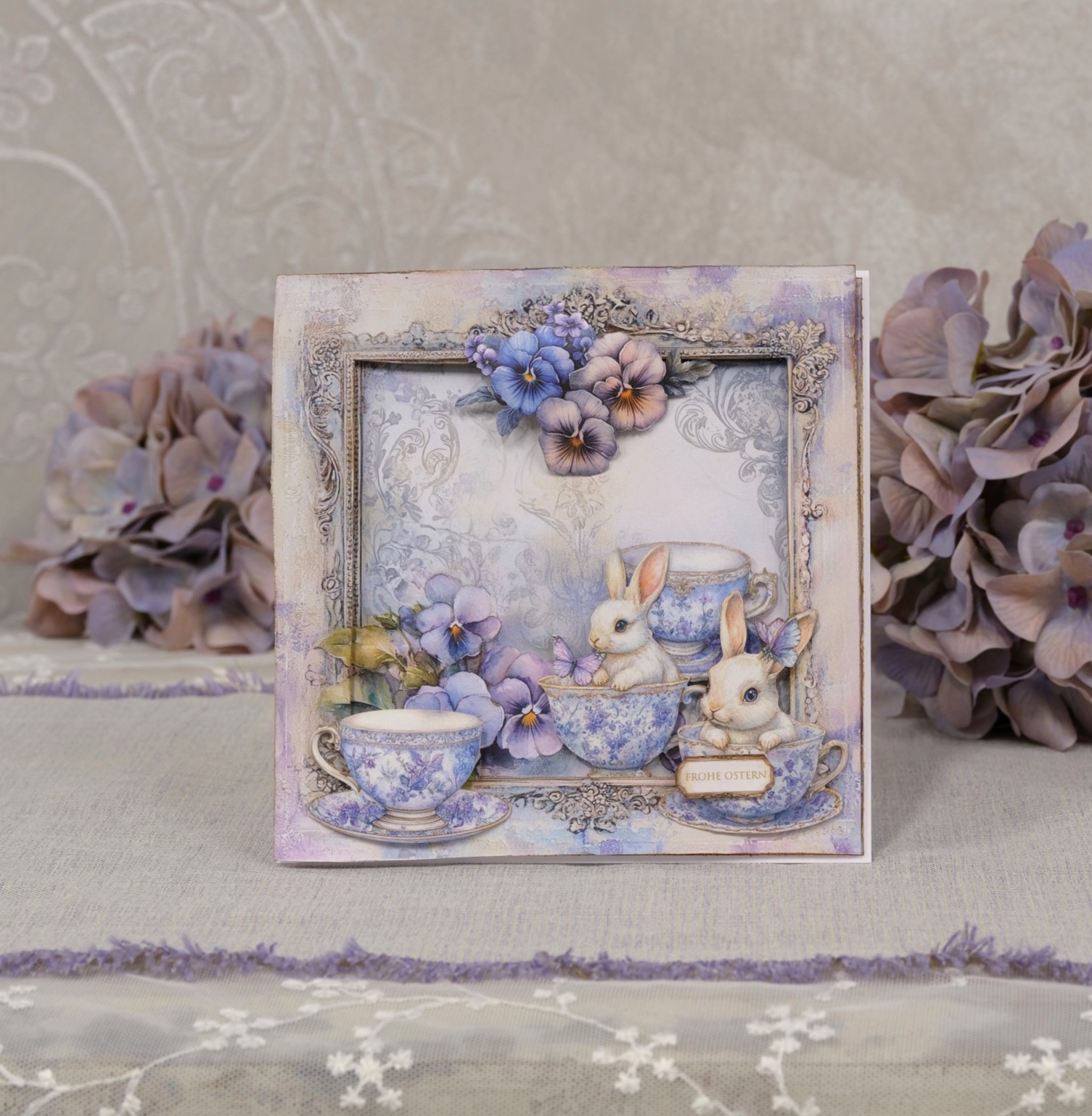 Designpapier "Pansies" 2 (Layla)