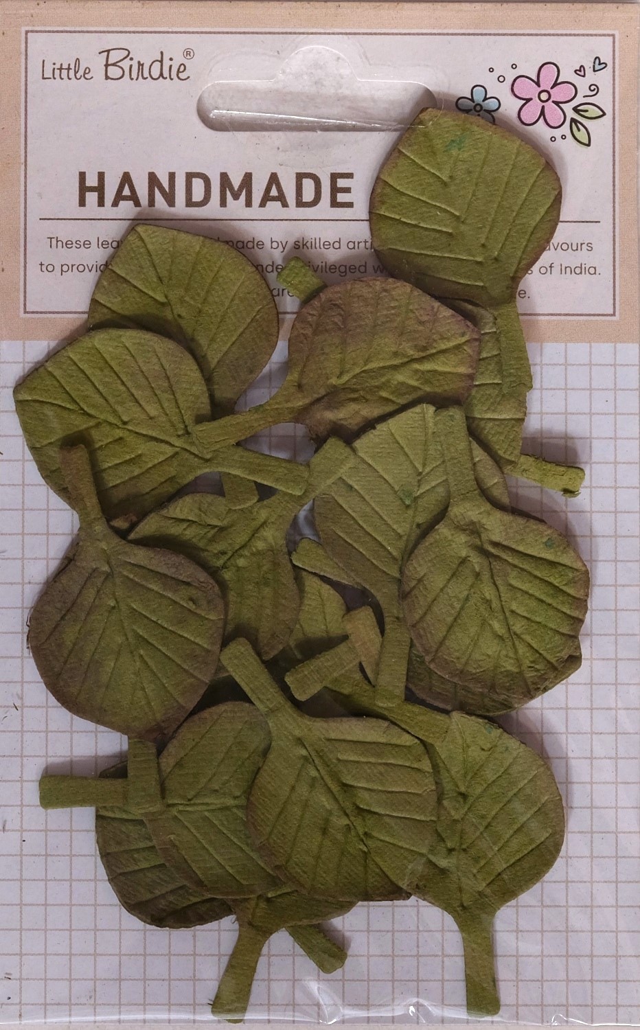 Papierblätter "Rose Leaves" Vintage Green 20 St CR99668