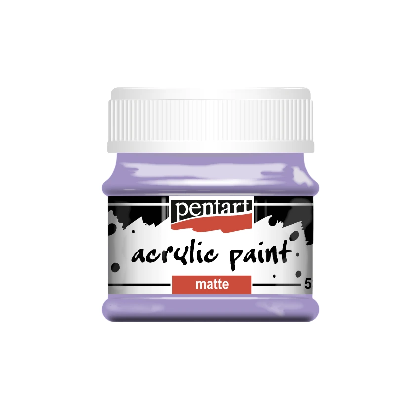 Acrylfarbe matt - Hell Violett - 50ml