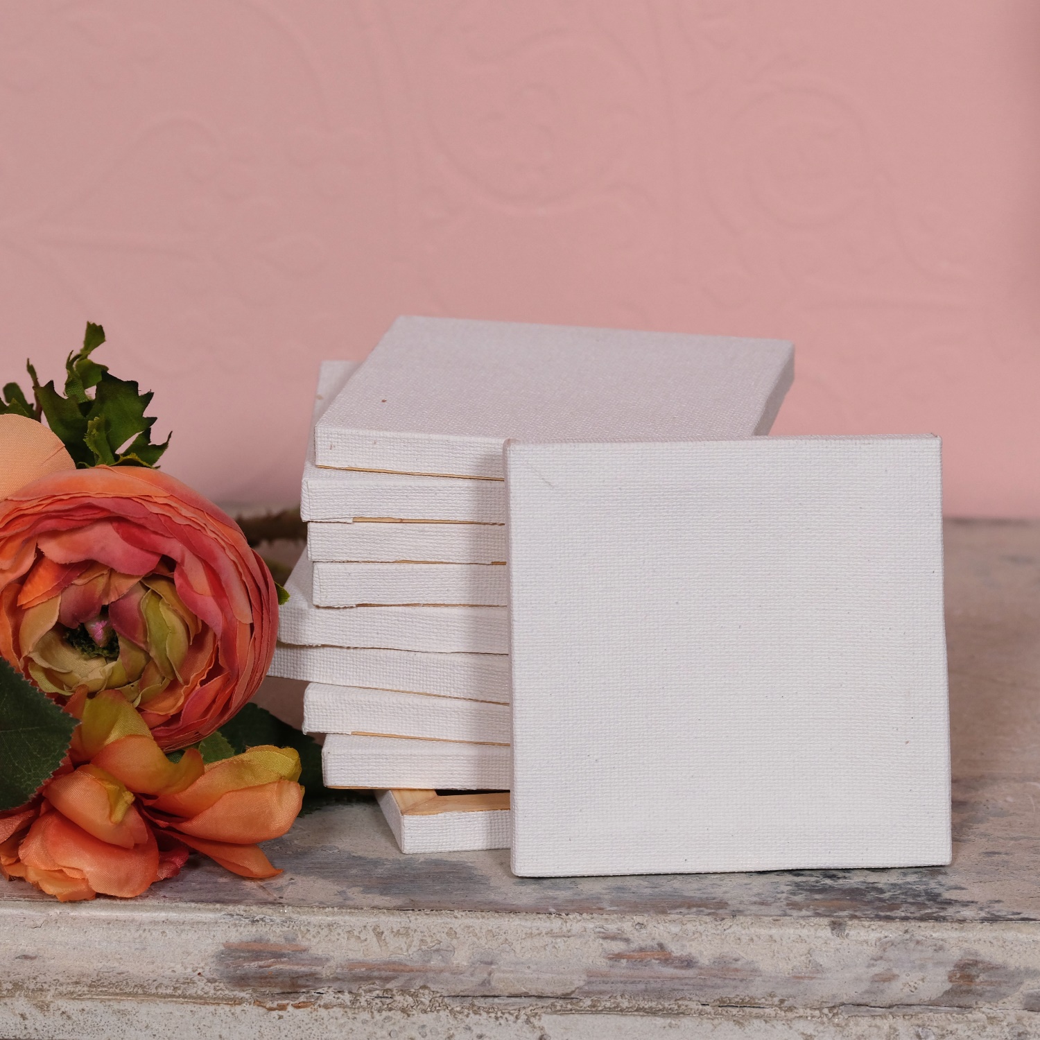 Miniatur Leinwand 10x10 cm 1 Stck