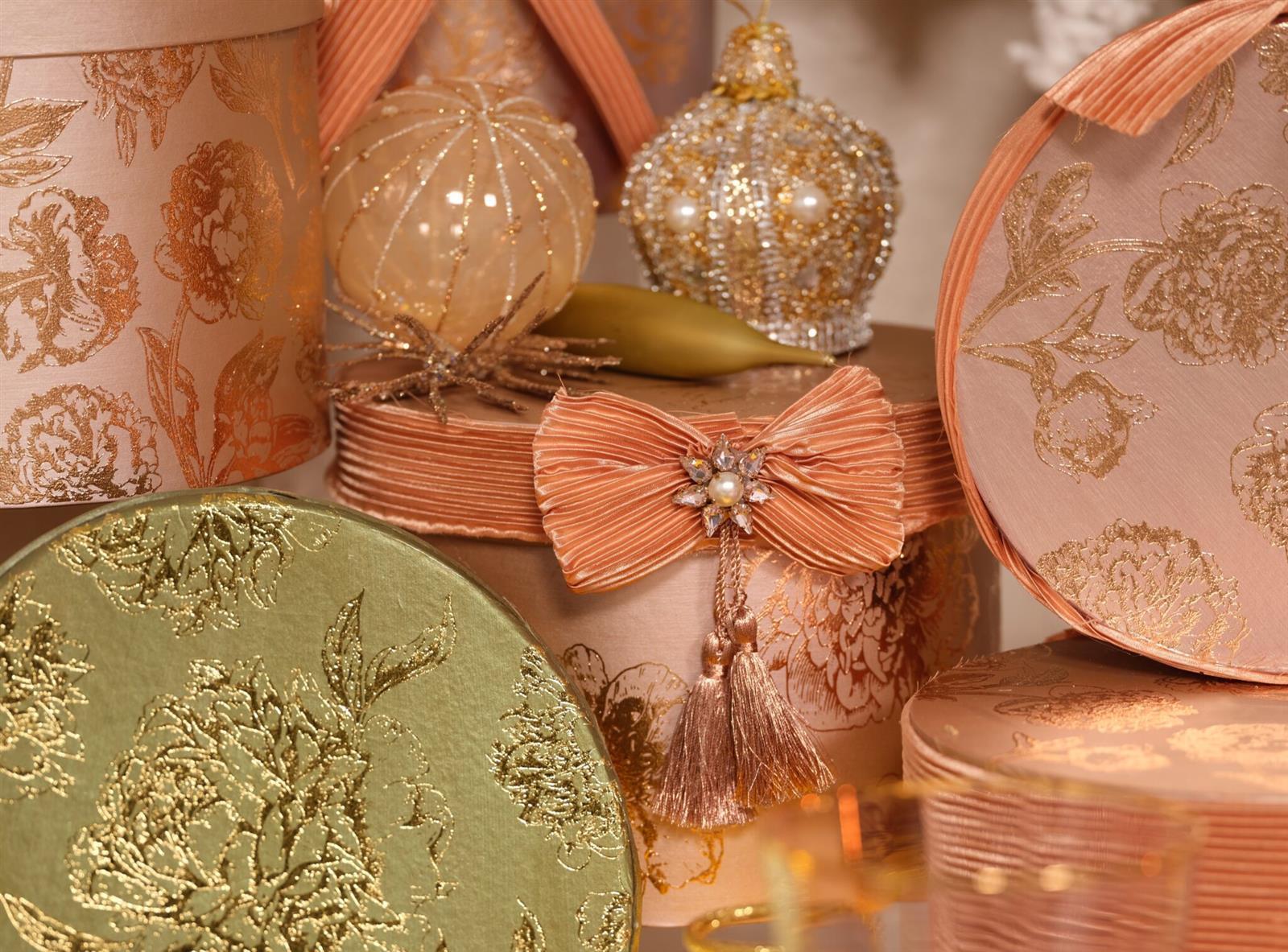 Metallic Transfermotiv "Blumen" 2 - Roségold