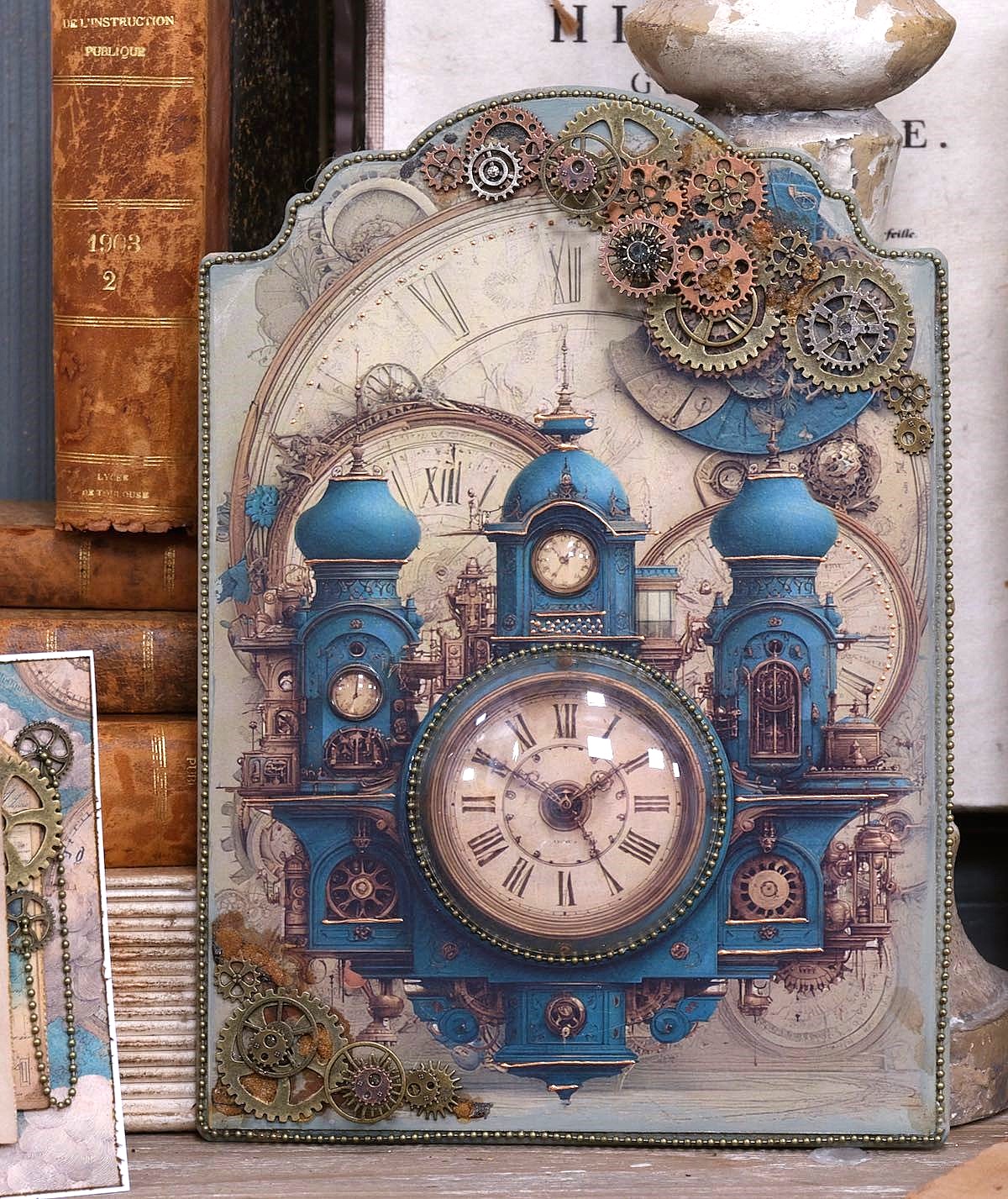 Decoupagepapier Set "Edison/Steampunk" (6 Bogen) LBD524