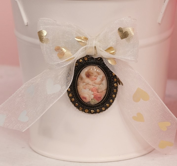 Dekoband "Organza Hearts" 20m - Gold V4656.2025.51