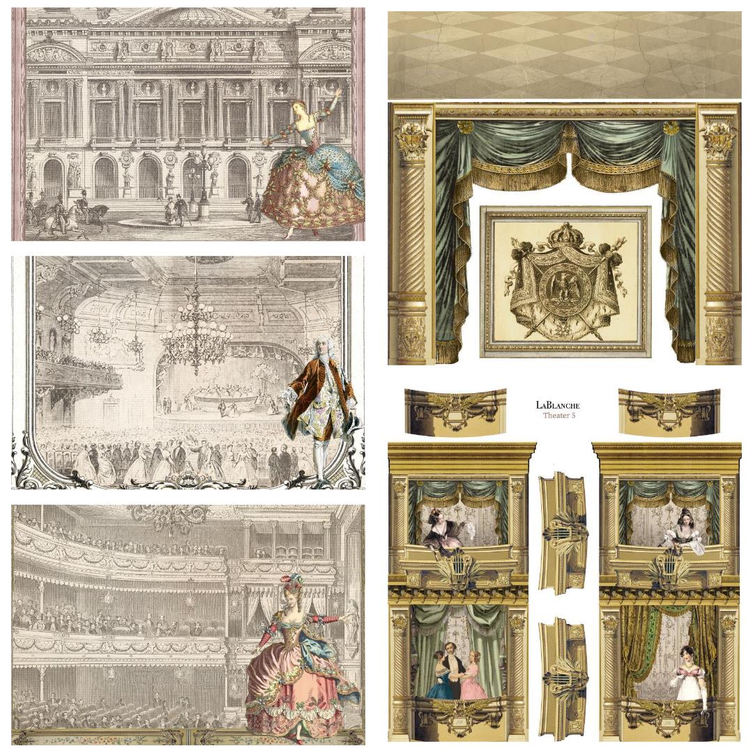 Papierset "Theater"