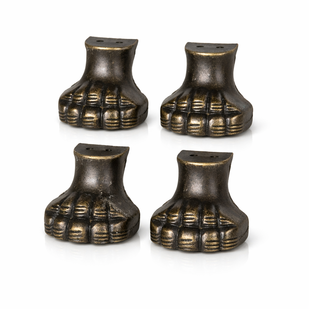 Metallfüße "Pfoten"  4 Stck