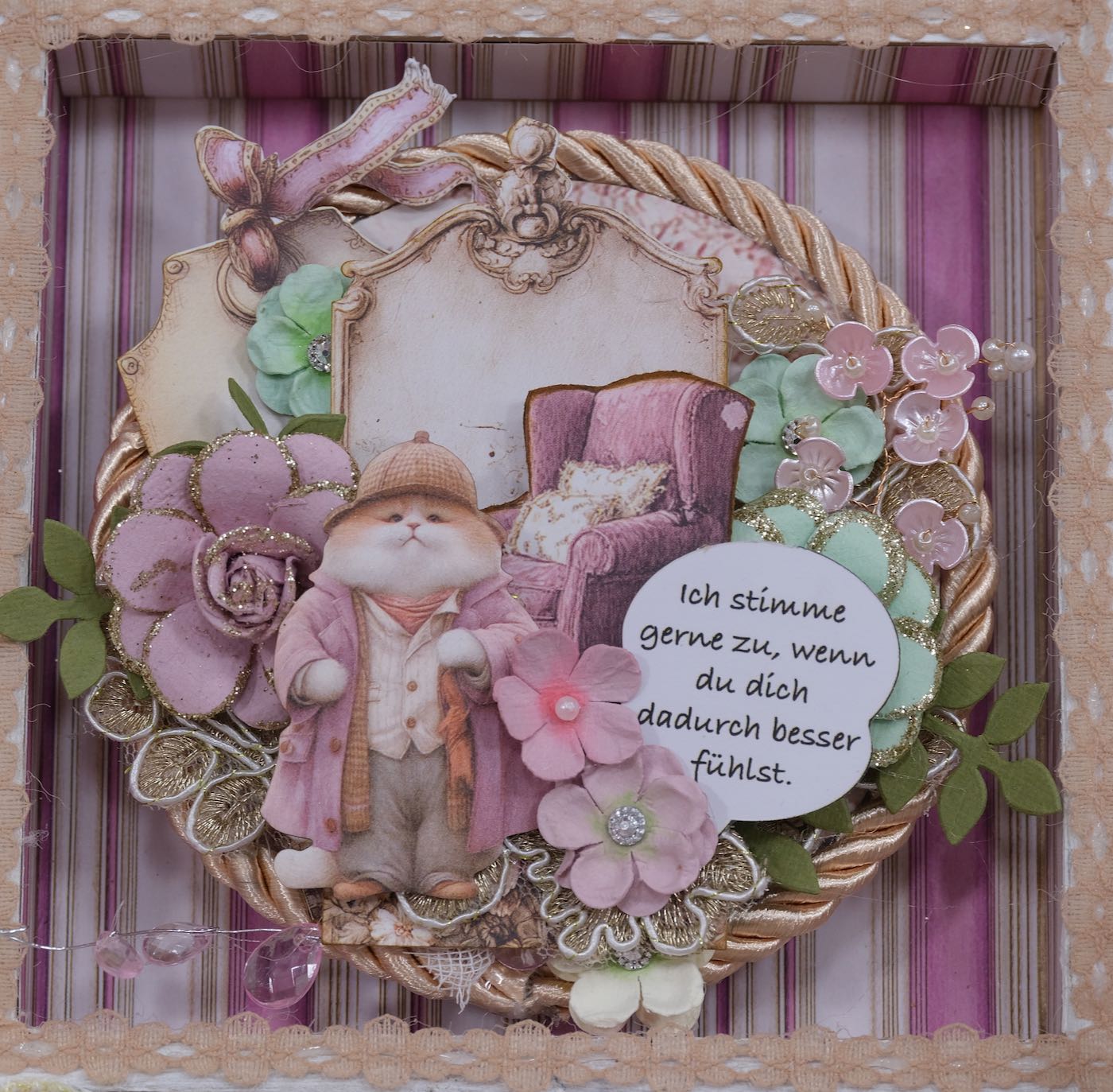 Kleines Papierset "Theodor" - 4x Papiere, 4x Tags, 1x Gelaserte Elemente LBA-Set18
