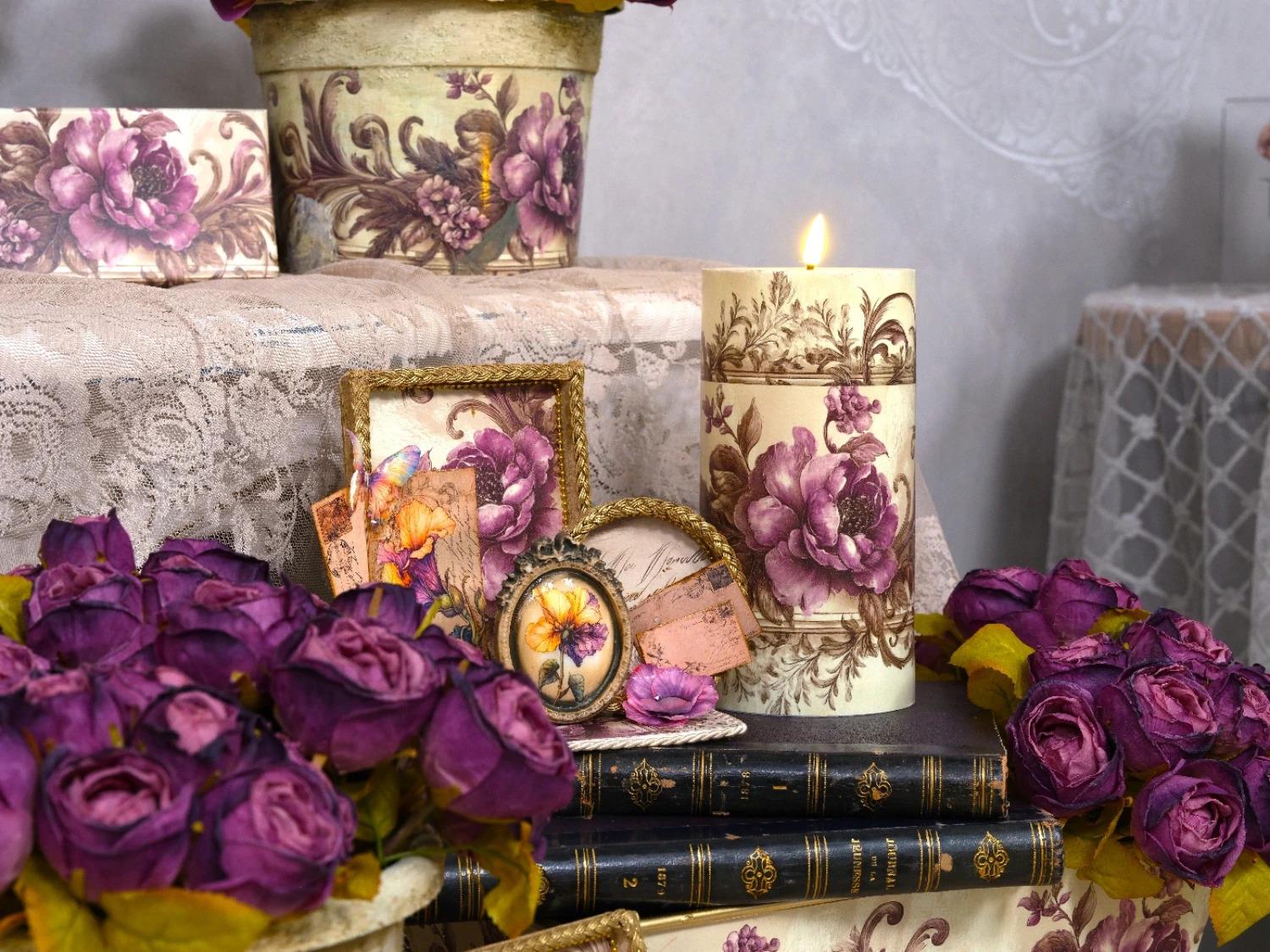 Decoupagepapier "Vintage Background" 3 LBD478