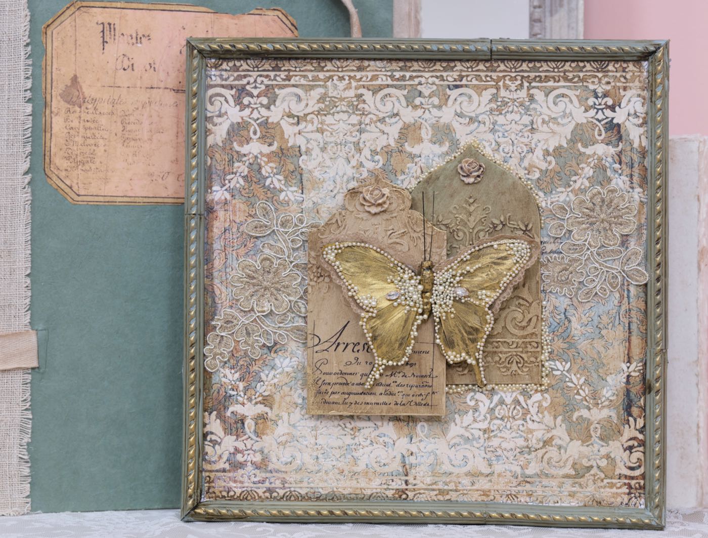 Dekorelement "Schmetterling"- 2 Stk. V2384D.1114.51