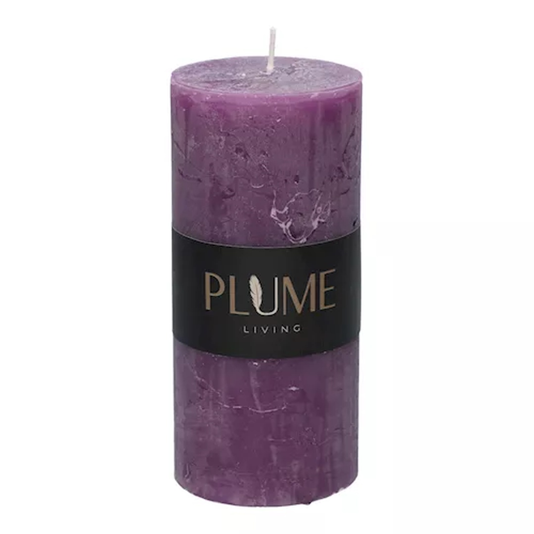 Stumpenkerze Large - Aubergine DF731283500
