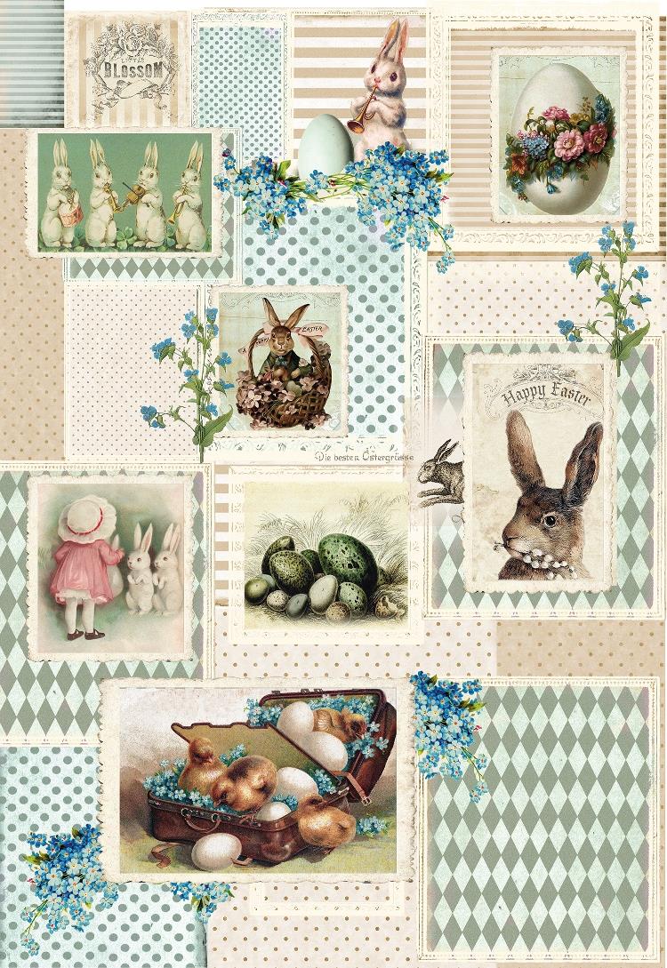 Decoupagepapier "Ostern" 4 LBD040
