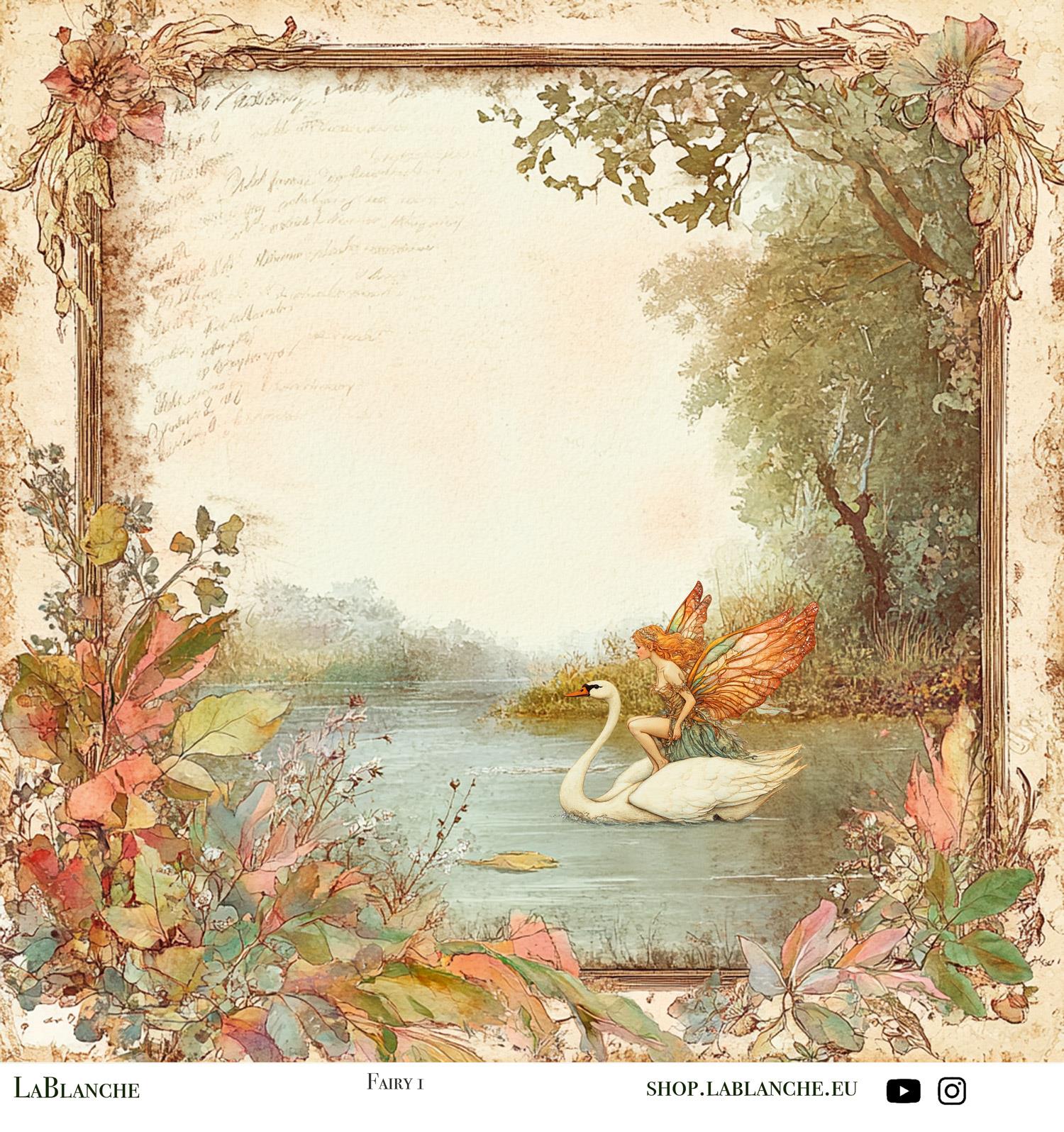 Designpapier "Enya" 01 (Fairies)
