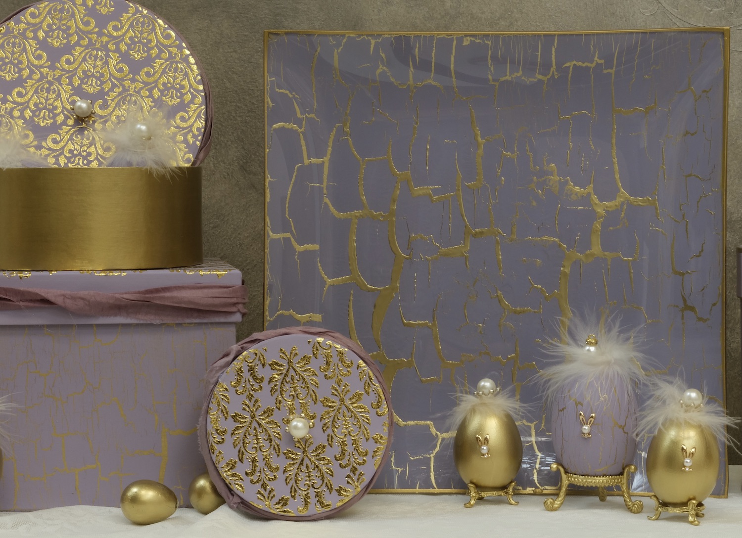 Goldfolien Transfermotive "Ostern 2023" 4