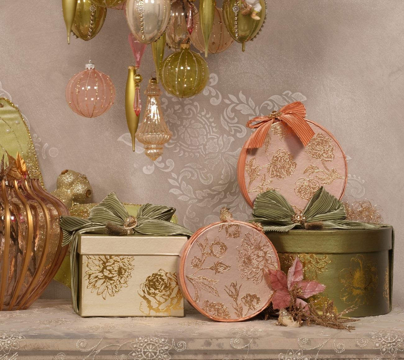 Metallic Transfermotiv "Blumen" 3 - Roségold