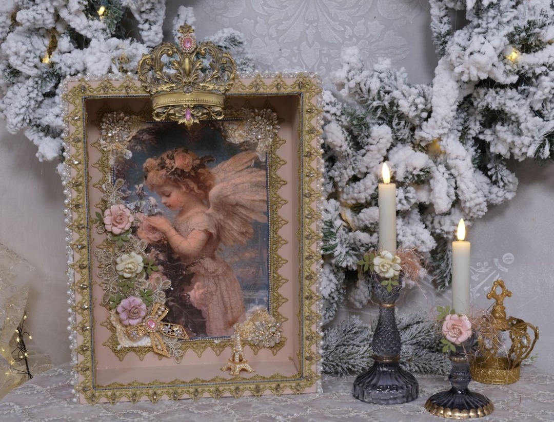 Papierblumen "Pixie Rose" - Fairy Garden CR93000