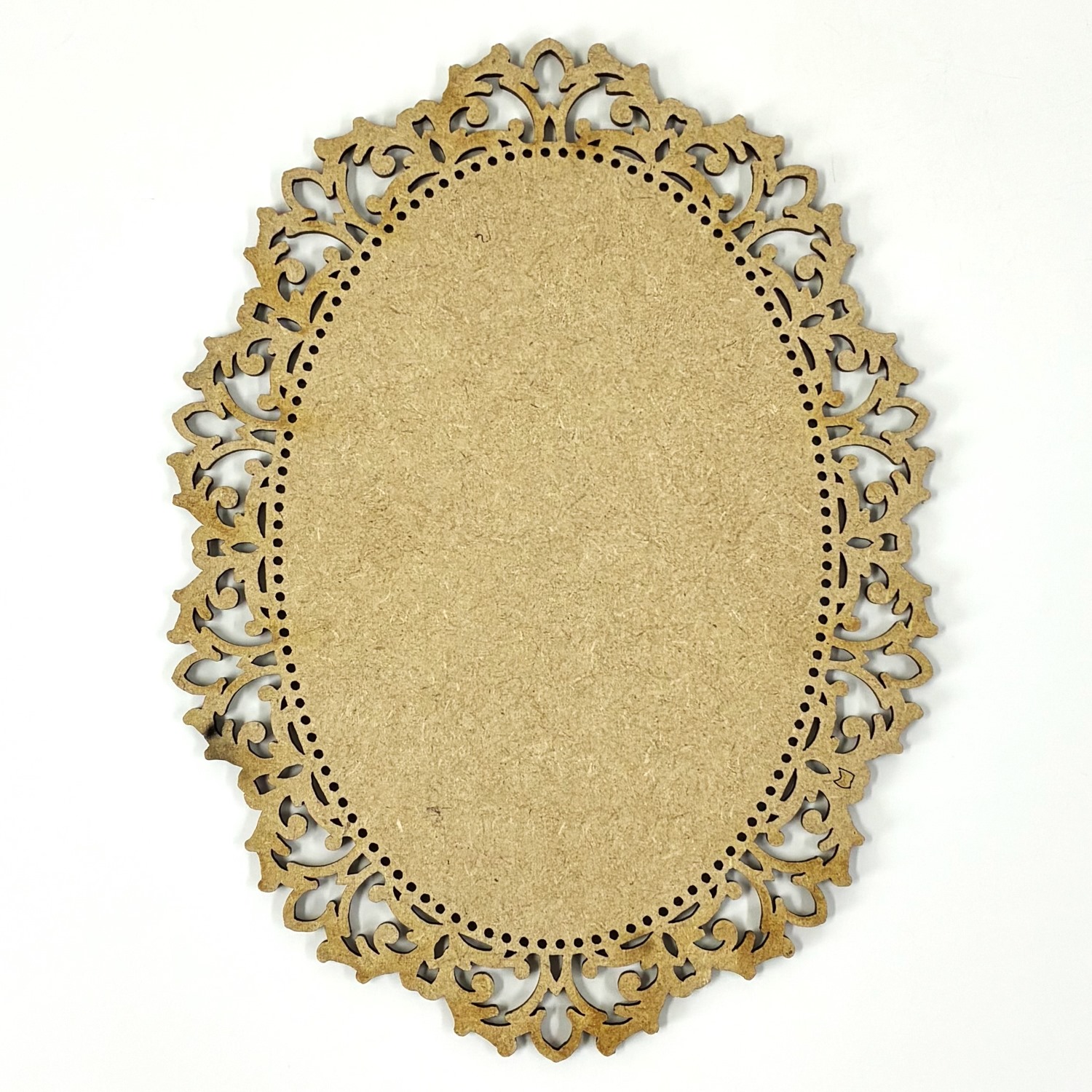 MDF Holzschild Gelasert Oval 20 x 15cm