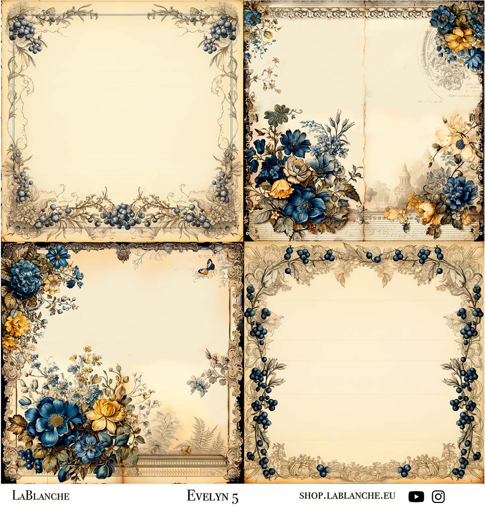 Designpapier "Evelyn" 5