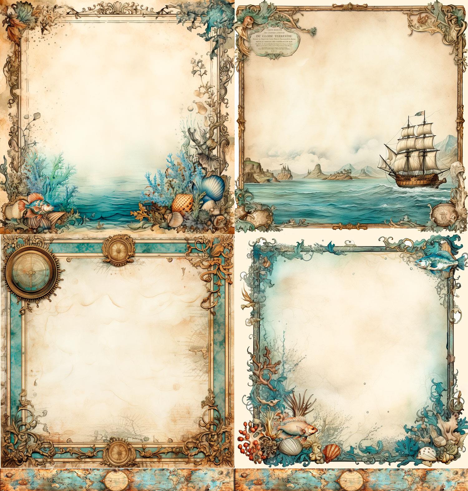 Designpapier "Nautical" 1