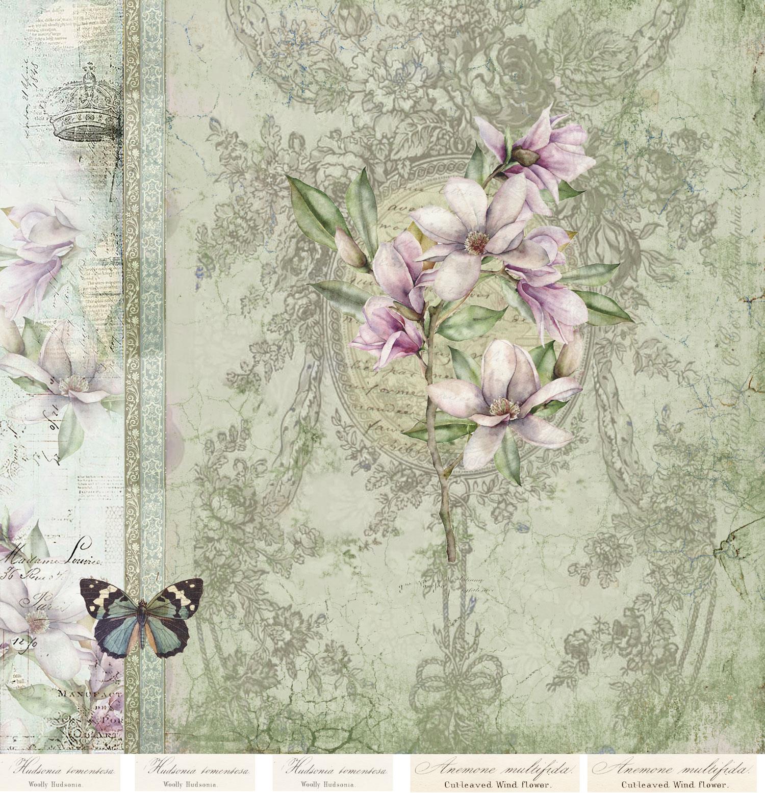 Designpapier "Magnolie" 4