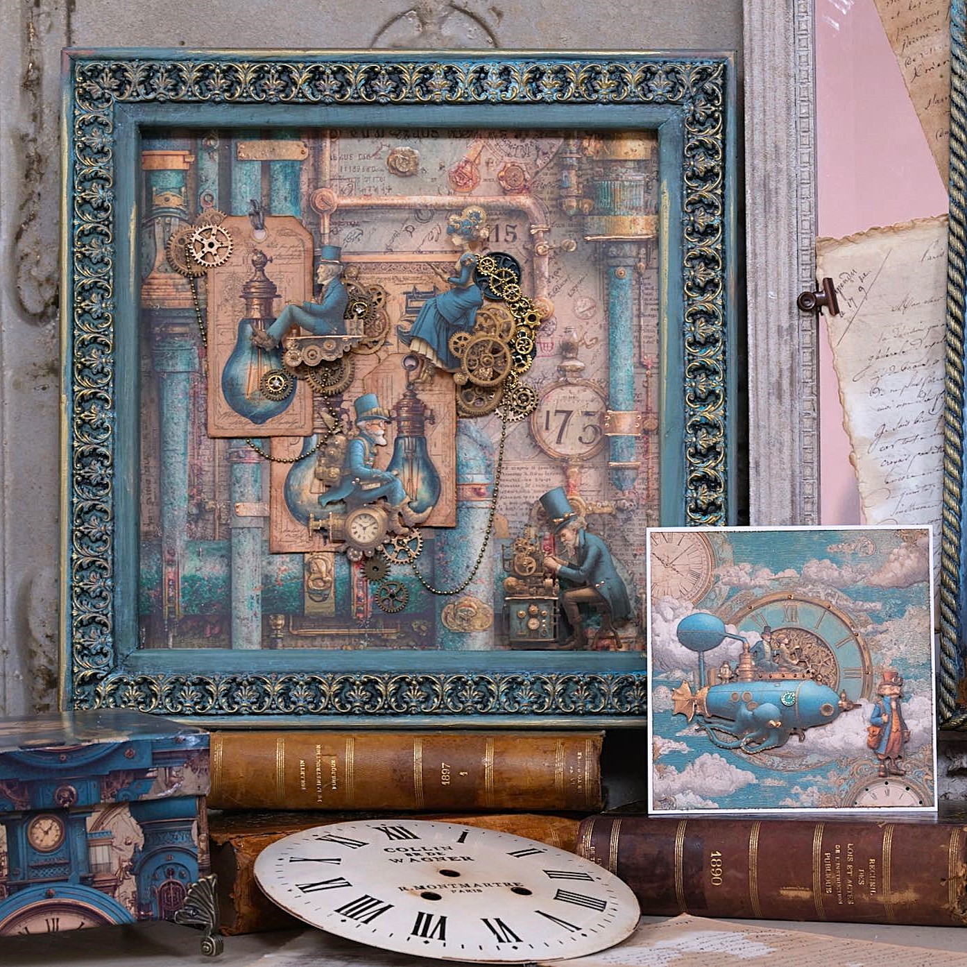 Designpapier "Edison/Steampunk" 4