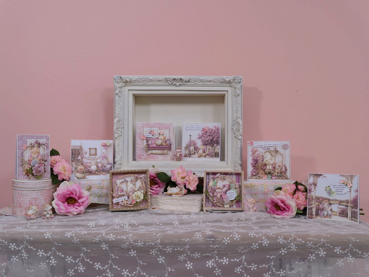 Papierblumen "Pixie Rose" - Fairy Garden CR93000