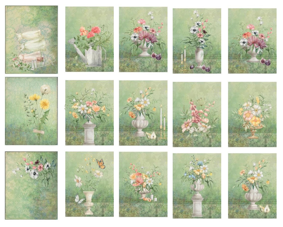 Tags "Spring Garden" (5 Stk.)