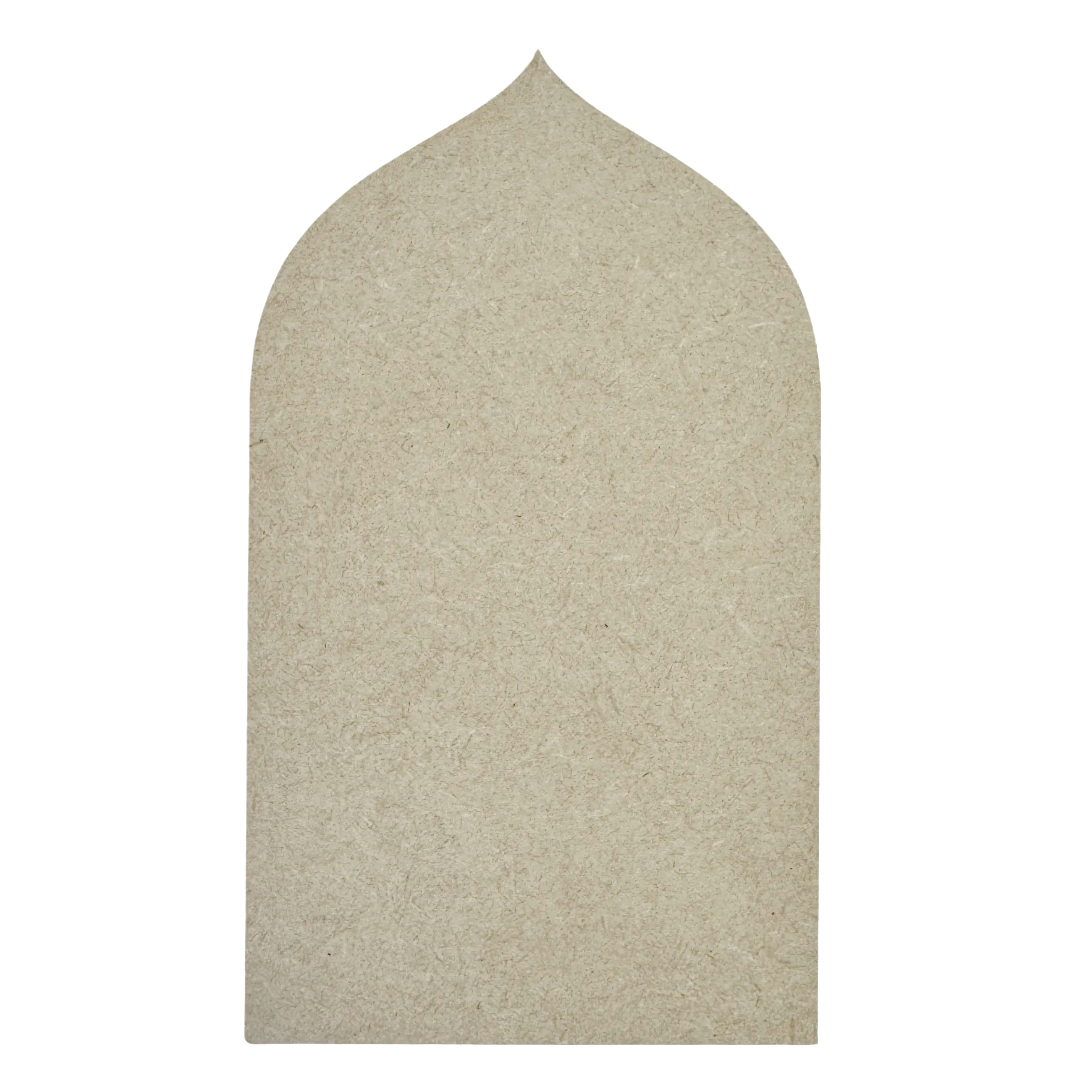 MDF Holzschild mit Spitze - 8,7 x 15 cm MDF-40