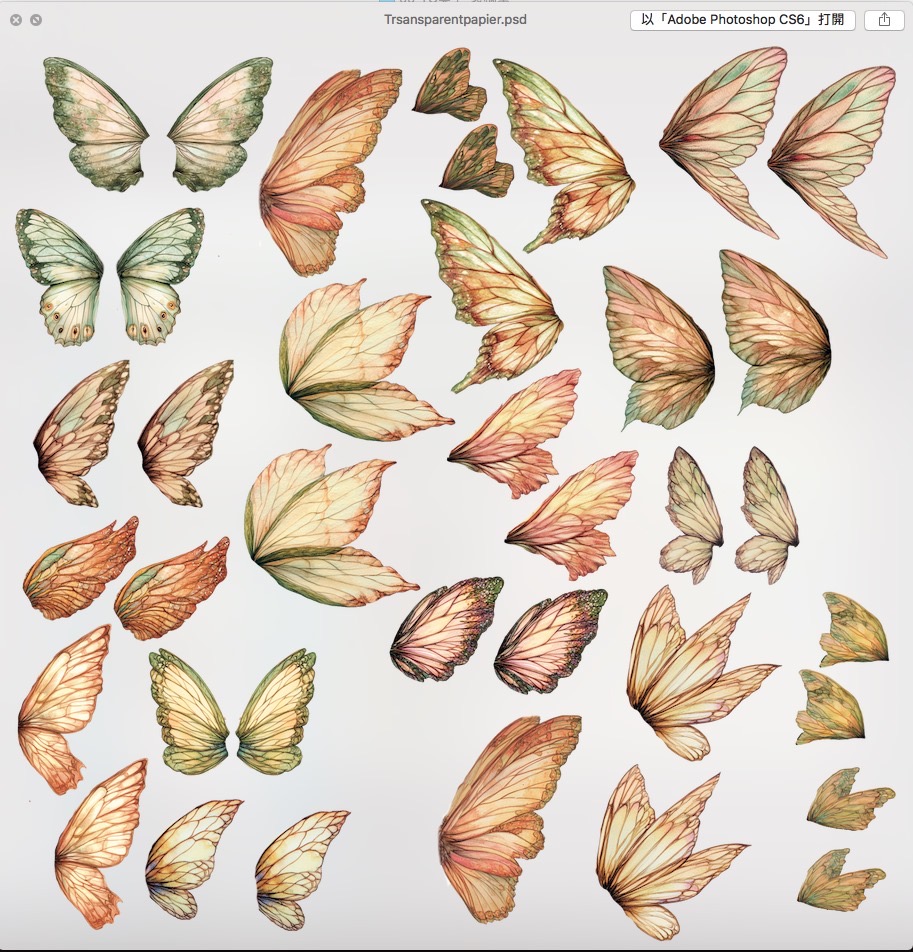Gelaserte Elemente "Enya" inkl. Transparente Elemente