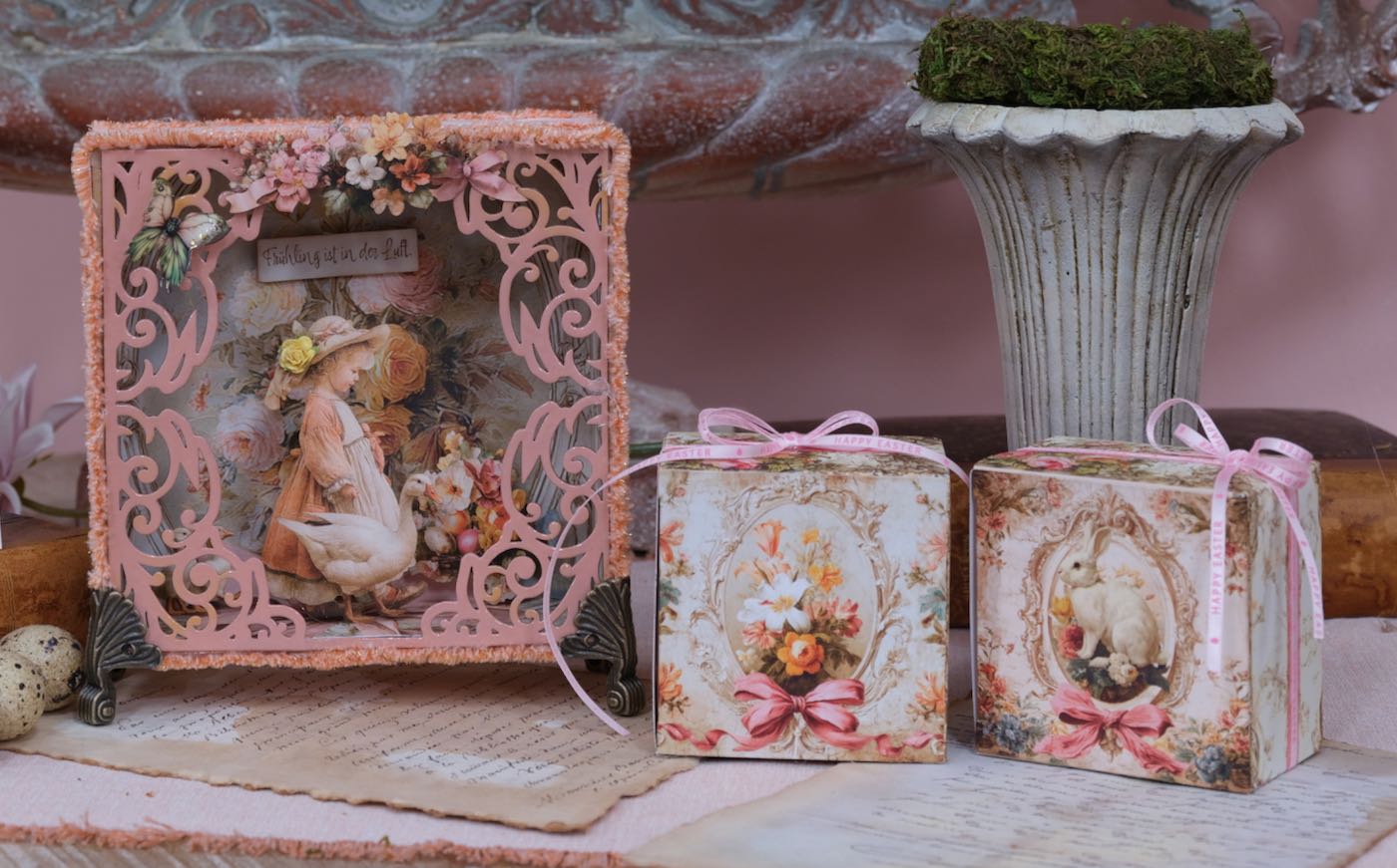 3er Set Die Cut Motive "Spring / Ostern" 72 Tlg