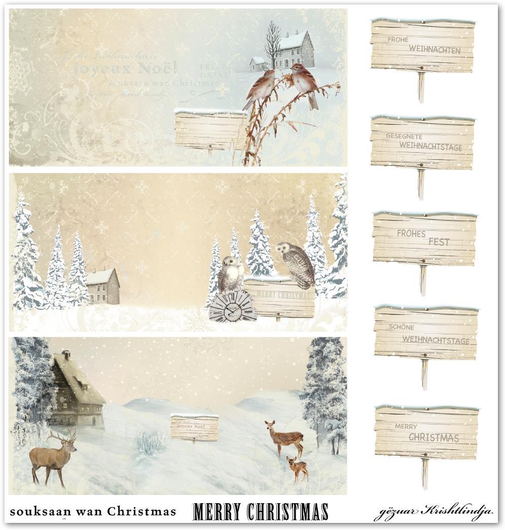 Designpapier "Santa Claus" 4